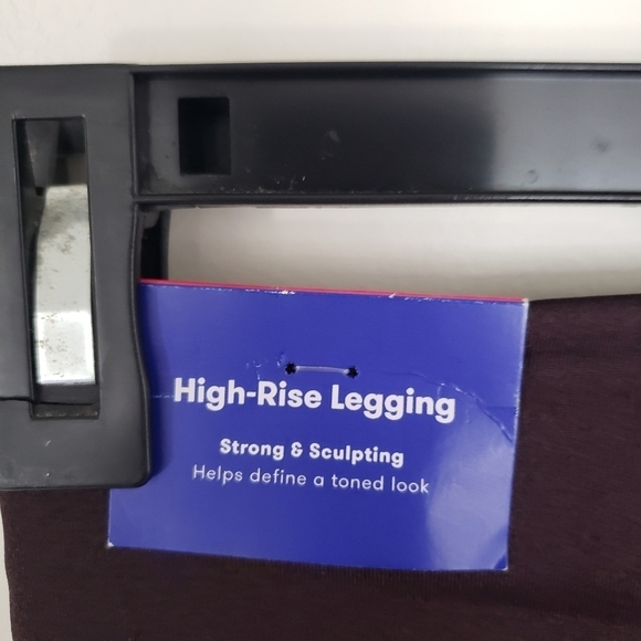 JoyLab Shine High Waisted Leggings 7/8 Length Brown Copper Womens Size XS New - Picture 7 of 10